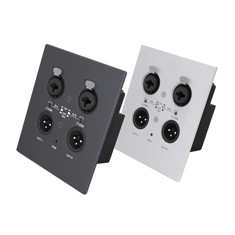 2ch 단테 월 플레이트 : 오디오 연결의 새로운 혁명?